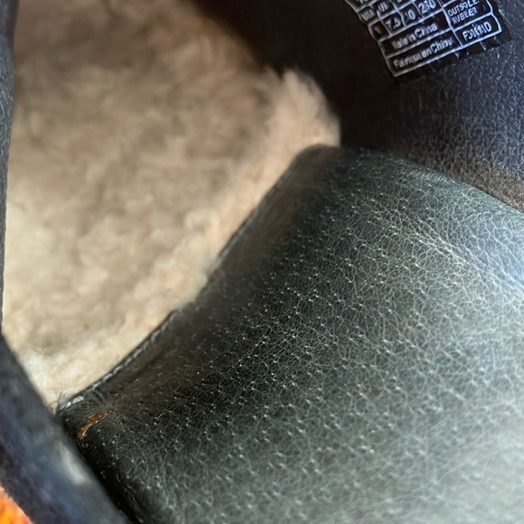 UGG Black Suede Slip-On Mules Clogs Shoes - Picture 7 of 8